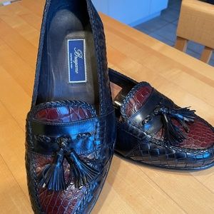 Italian Bragano Tassel Loafers (woven)